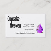 "Kuchen-Himmels-" - Visitenkarte (Rückseite)