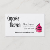 "Kuchen-Himmels-" - Visitenkarte (Rückseite)