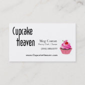 "Kuchen-Himmels-" - Visitenkarte (Rückseite)