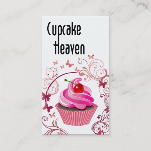 "Kuchen-Himmels-" - Visitenkarte (Vorderseite)