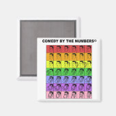 Kuchen im Gesicht - MAGNET (Vorderseite/Rückseite)