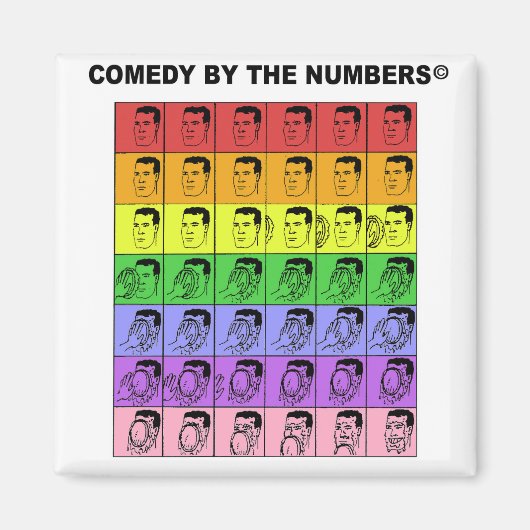 Kuchen im Gesicht - MAGNET (Vorne)