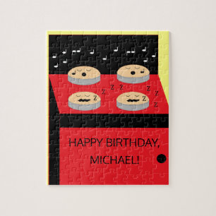 Kuchen im Wart - Zuckerguss Zeit zum Geburtstag Puzzle