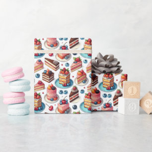 Kuchen in deinem Gesicht Geschenkpapier