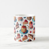 Kuchen in deinem Gesicht Kaffeetasse (Mittel)