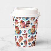 Kuchen in deinem Gesicht Pappbecher (Rechts)