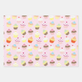 Kuchen in rosa geschenkpapier set (Vorderseite)