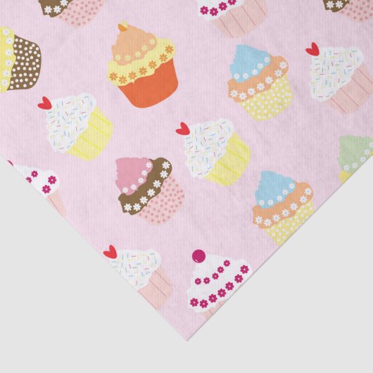 Kuchen in rosa seidenpapier (Ausschnitt)