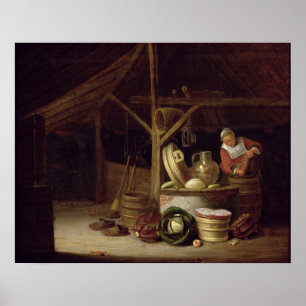 Küchen-Innenraum Poster