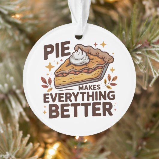 Kuchen ist besser ornament (Baum)