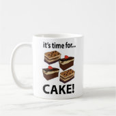 Kuchen ist Zeit für Kuchen Kaffeetasse (Links)