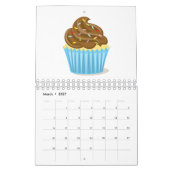 Kuchen-Kalender Kalender (Mär 2027)