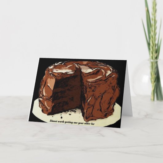 Kuchen Karte (Vorderseite)