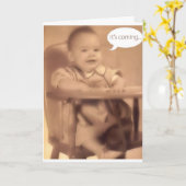 Kuchen Karte (Gelbe Blume)