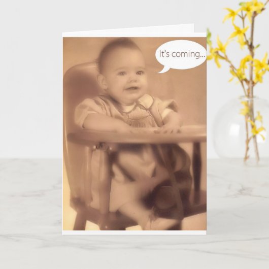 Kuchen Karte (Gelbe Blume)