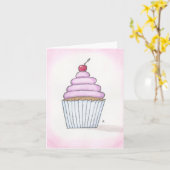 Kuchen Karte (Gelbe Blume)