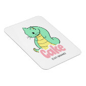 Kuchen (Katze + Schlange) Niedlicher flexibler Auf Magnet (Rechte Seite)