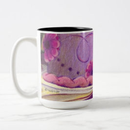 Kuchen-Katzen-Sammlung/Tasse Zweifarbige Tasse