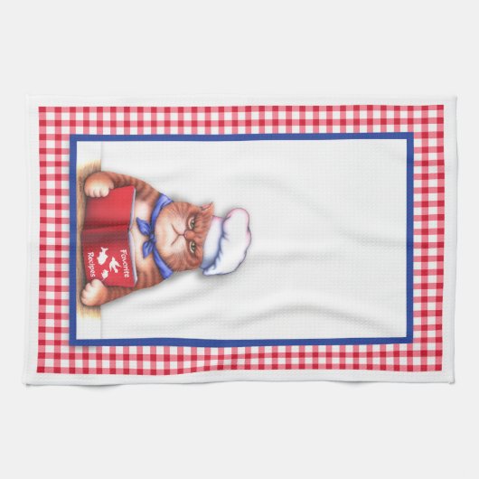 Küchen-Katzen-Tuch Geschirrtuch (Horizontal)