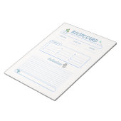 Küchen Keepsakes Ihr kulinarisches Rezept Kreation Notizblock (angewinkelt)