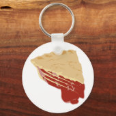 Kuchen - Kirsche/Fruchtscheibe Schlüsselanhänger (Vorderseite)