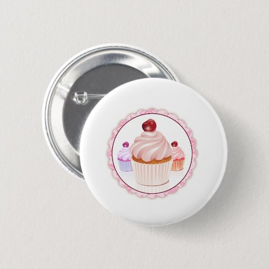 Kuchen-Knopf Button (Vorne & Hinten)