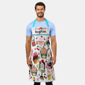 Kuchen Konditorei Konditorei Backwaren Personalisi Schürze (Getragen)