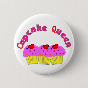 "Kuchen-Königin-" T - Shirts und Geschenke Button