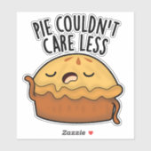 Kuchen konnte sich nicht kümmern weniger lustige L Aufkleber (Blatt)