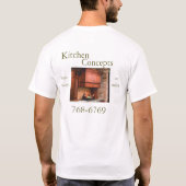 Küchen-Konzepte T-Shirt (Rückseite)