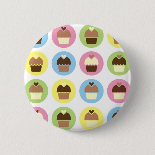 Kuchen-Kreis-Button-Abzeichen Button (Vorderseite)