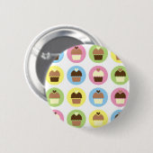 Kuchen-Kreis-Button-Abzeichen Button (Vorne & Hinten)