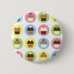Kuchen-Kreis-Button-Abzeichen Button