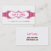 Kuchen, Kuchen, Bäckerei, Business Card Visitenkarte (Vorne/Hinten)