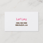 Kuchen, Kuchen, Bäckerei, Business Card Visitenkarte (Rückseite)