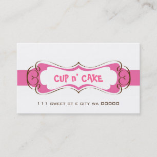 Kuchen, Kuchen, Bäckerei, Business Card Visitenkarte
