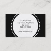 Kuchen-Kuchen-Bäckerei-Visitenkarten Visitenkarte (Rückseite)