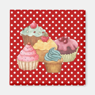 Kuchen-Kuchen-Gebäck-Magnet Magnet