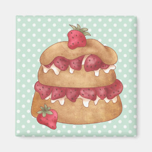 Kuchen-Kuchen-Gebäck-Magnet Magnet