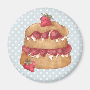 Kuchen-Kuchen-Gebäck-Magnet Magnet