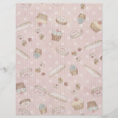 Kuchen, Kuchen und Leckereien Flyer Bake Sale (Hinten)