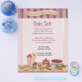 Kuchen, Kuchen und Leckereien Flyer Bake Sale (Einzeln)