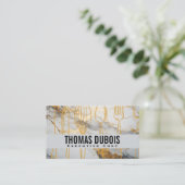 Küchen Kulinarische Tools | Marmor Visitenkarte (Stehend Vorderseite)