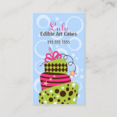 Kuchen-Kunst-Bäckerei Visitenkarte (Vorderseite)