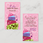 Kuchen-Kunst-Bäckerei Visitenkarte (Vorne/Hinten)