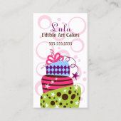 Kuchen-Kunst-Bäckerei Visitenkarte (Vorderseite)