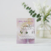 Kuchen-Kunst II - vertikale Art Visitenkarte (Stehend Vorderseite)