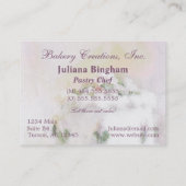 Kuchen-Kunst II Visitenkarte (Rückseite)