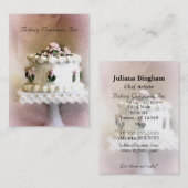 Kuchen-Kunst IV Visitenkarte (Vorne/Hinten)