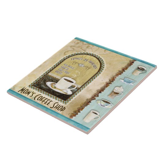 Küchen-Kunst Kaffee-u. der Kaffee-Geschäfts-Java Fliese (Seite)